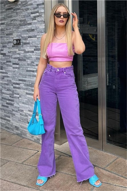 Women's jeans Mg1189 - Purple #331842