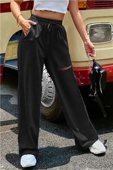 Mad Girls Women's Pants - Black #290588
