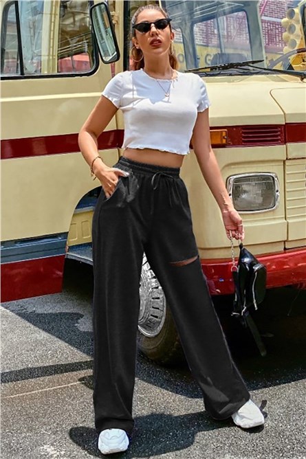 Mad Girls Women's Pants - Black #290588