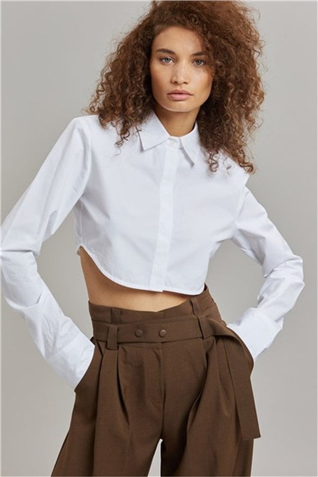 Women's short shirt MG1382 - White #326940