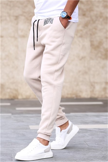 Madmext Men's Jogger - Beige #319613