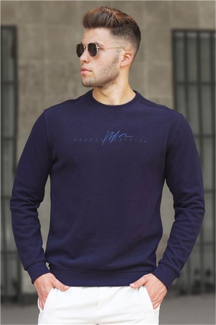 Men's Sweatshirt - Navy Blue #308087