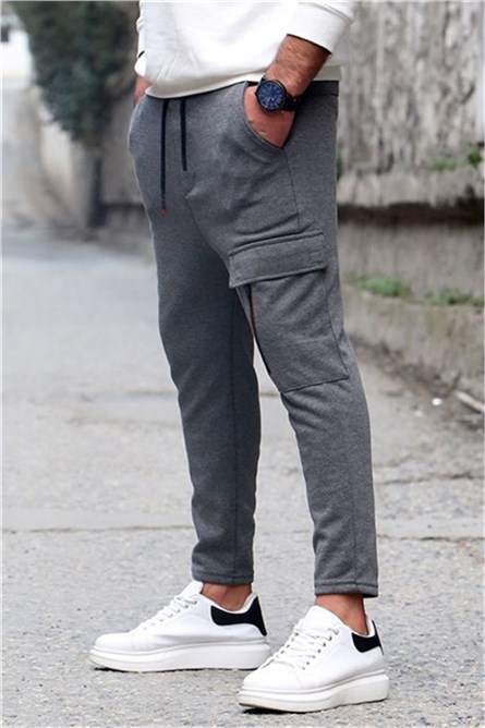 Madmext Men's Jogger - Grey #301964