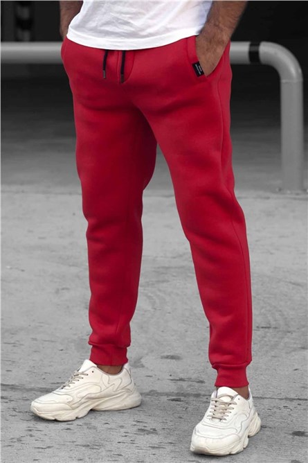 Madmext Men's Jogger - Red #290098