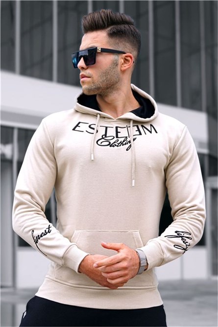 Men's Hoodie - Beige #312078