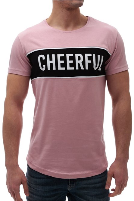 Madmext Men's T-Shirt - Salmon Pink #285205