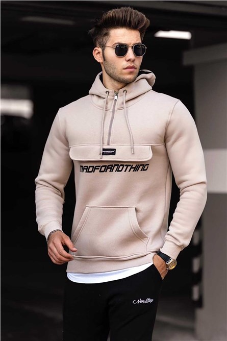 Men's Hoodie - Beige #289508