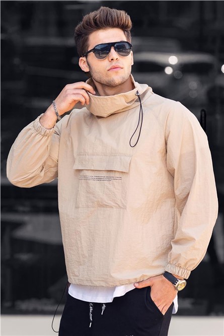 Madmext Men's Anorak - Beige #289025