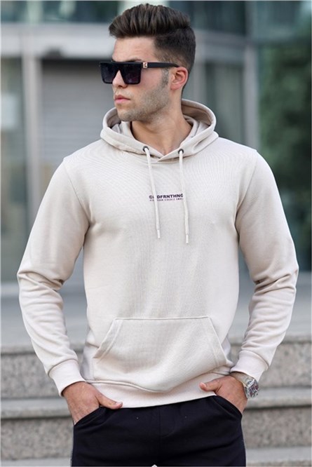 Men's Hoodie - Beige #310805