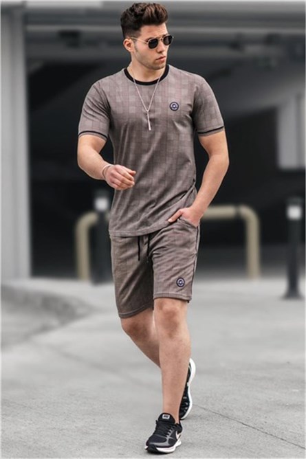 Madmext Men's Shorts - Brown #302040