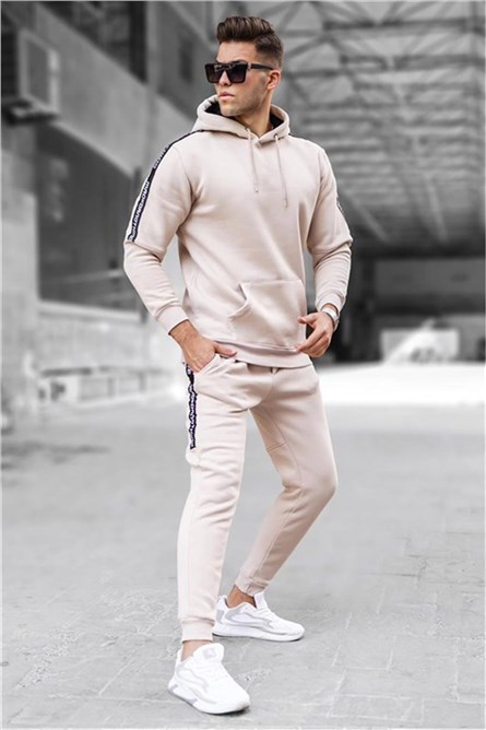 Madmext Men's Tracksuits - Light Beige #319654