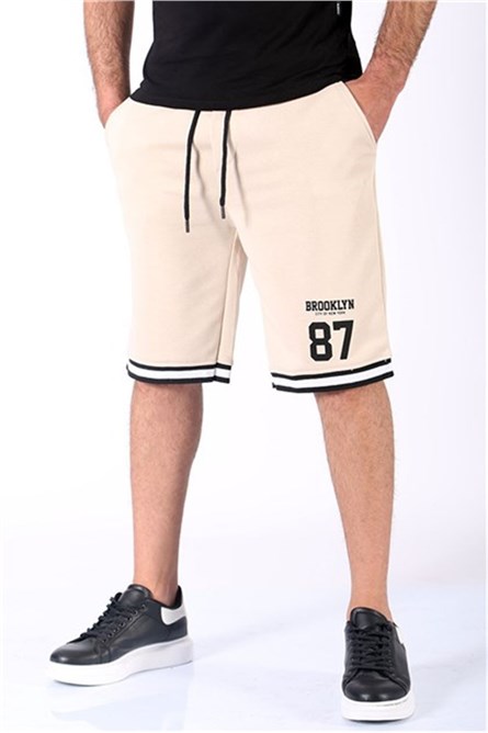 Madmext Men's Shorts - Beige #302598