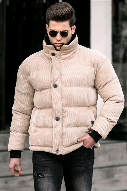 Madmext Men's Coat - Beige #290596