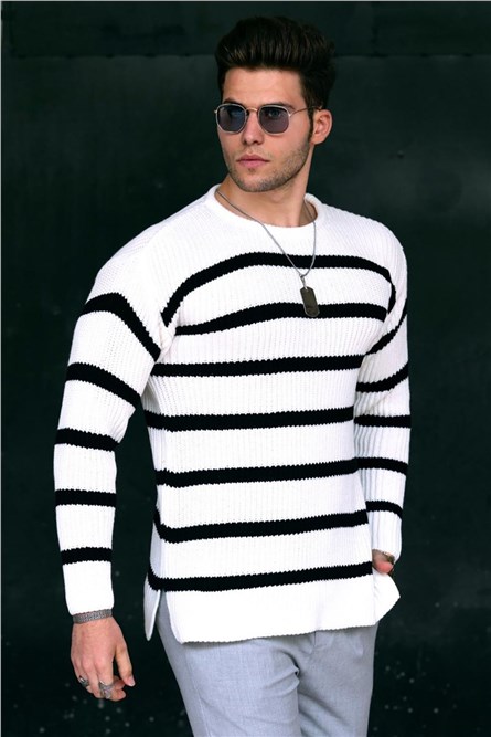 Contrast Striped Jumper