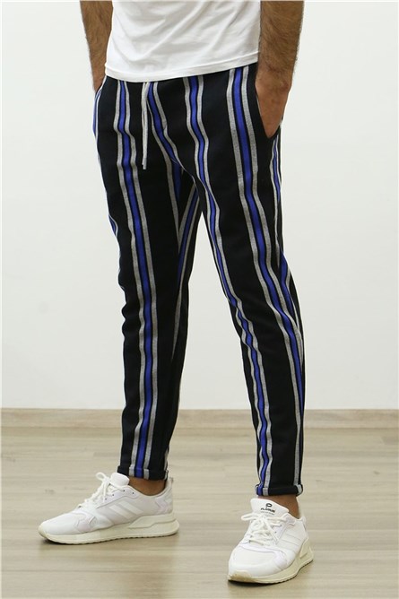 Madmext Men's Jogger - Blue, Black #286109