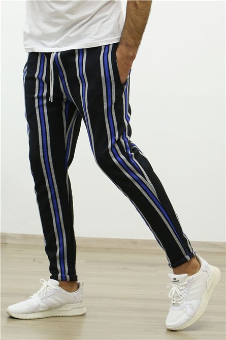 Madmext Men's Jogger - Blue, Black #286109
