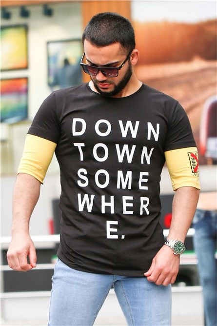 Madmext Men's T-Shirt - Black #286000