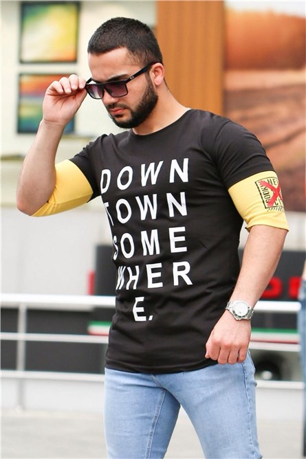 Madmext Men's T-Shirt - Black #286000