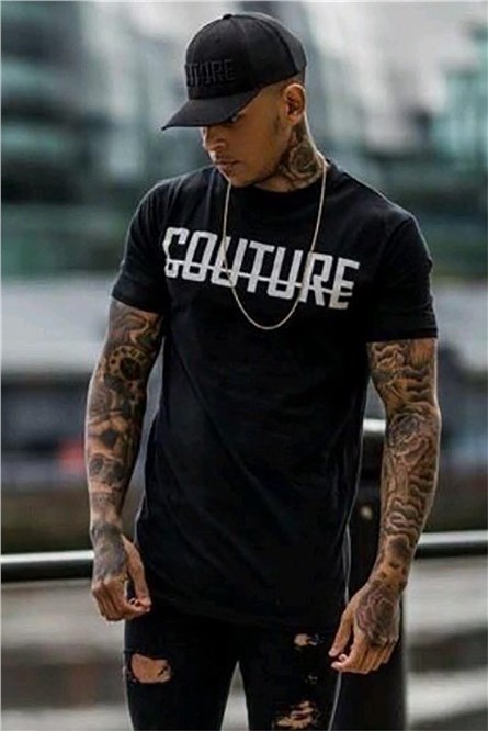 Madmext Men's T-Shirt - Black #285442