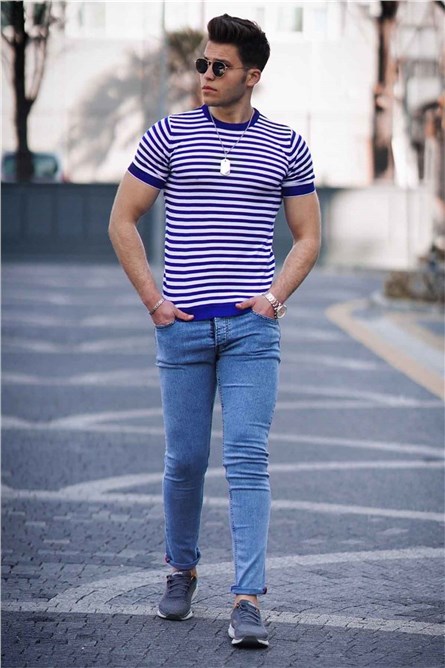 Madmext Men's T-Shirt - Blue #287860