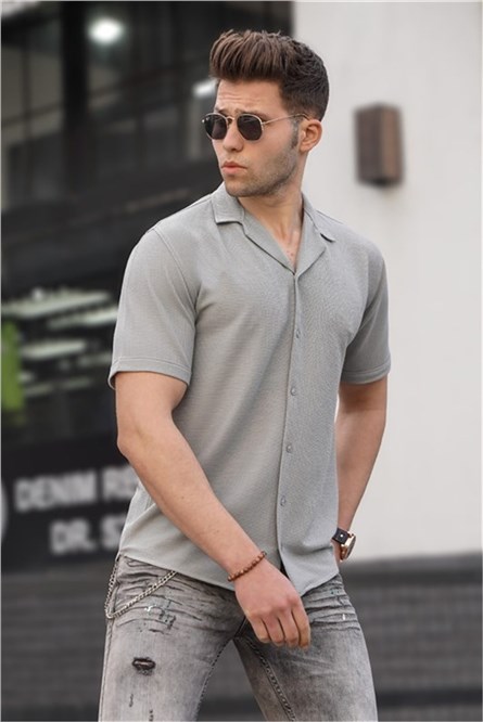 Men's shirt 5500 - Gray #328336