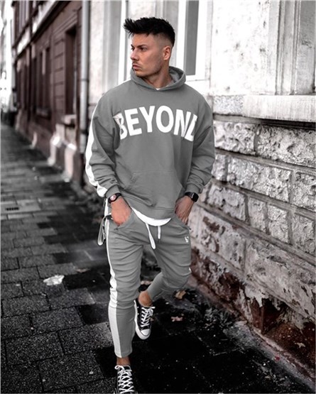 Madmext Men's Hoodie - Grey #319787