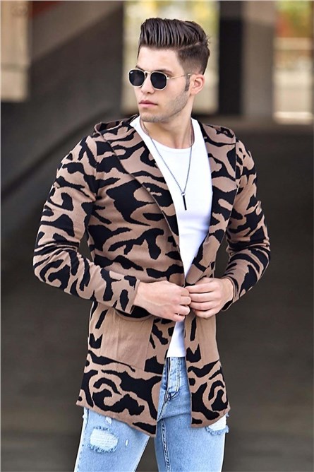 Madmext Men's Cardigan - Camel #286559