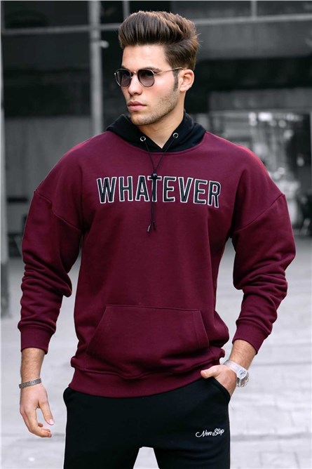 Men's Hoodie - Claret Red #290281