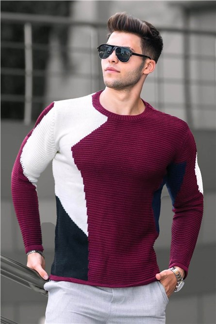 Contrast Round Neck Jumper
