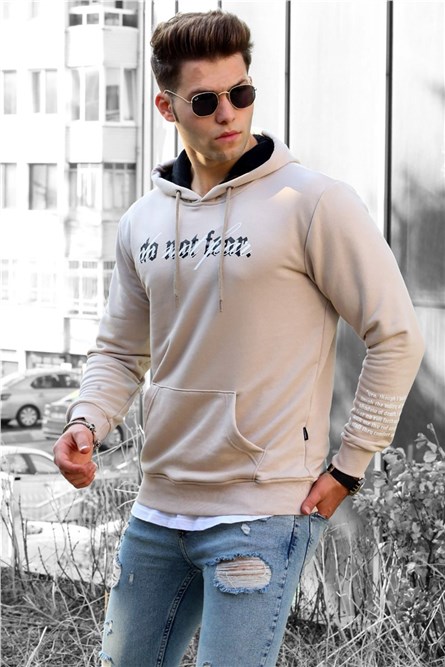 Men's Hoodie - Light Beige #290211
