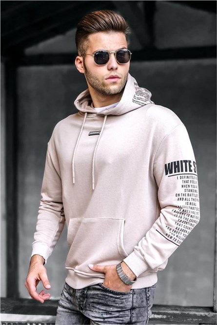 Madmext Men's Hoodie - Cream #319633