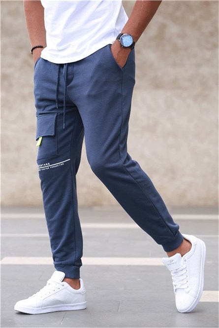 Madmext Men's Jogger - Navy Blue #310835