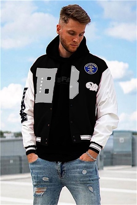 Мъжко яке 5620 - Черно #321589