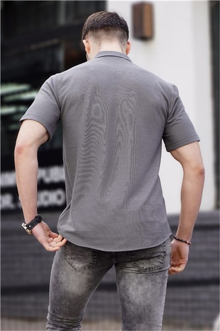 Men's shirt 5500 - Dark gray #328334
