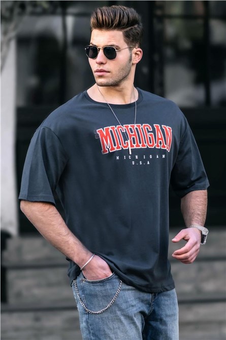 Мъжка тениска 4957 - Сива 290696