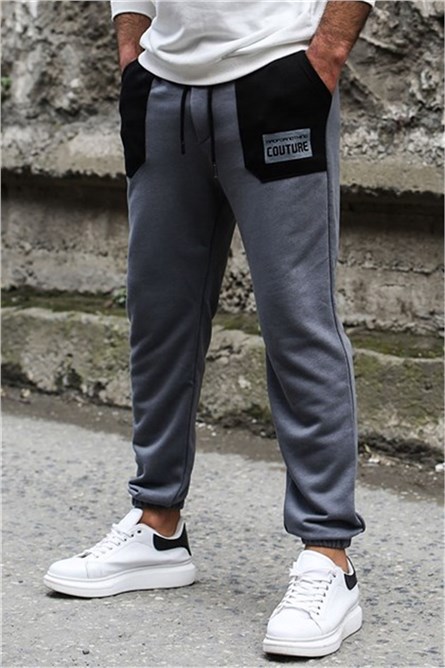 Madmext Men's Trousers - Grey #302616