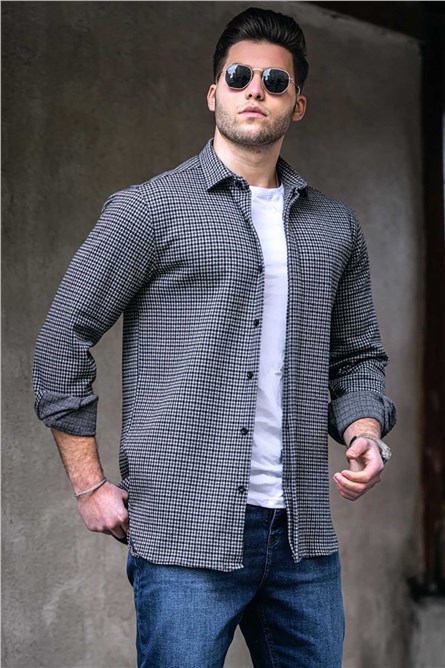 Madmext Men's Shirt - Grey #290771