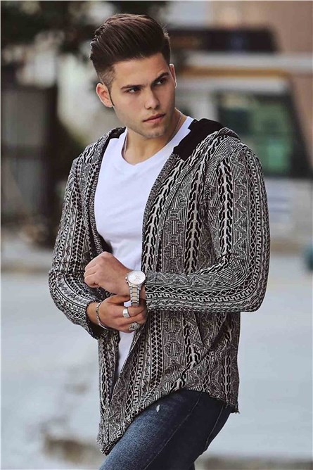 Madmext Men's Cardigan - Grey #289848
