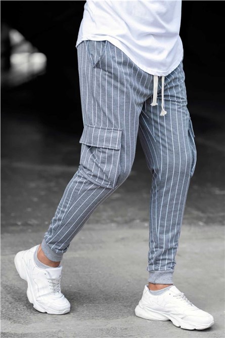 Madmext Men's Jogger - Grey #289448