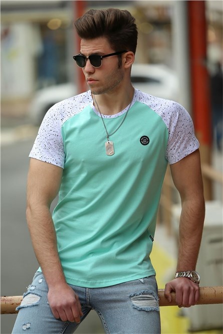 Madmext Men's T-Shirt - Mint Green #287657