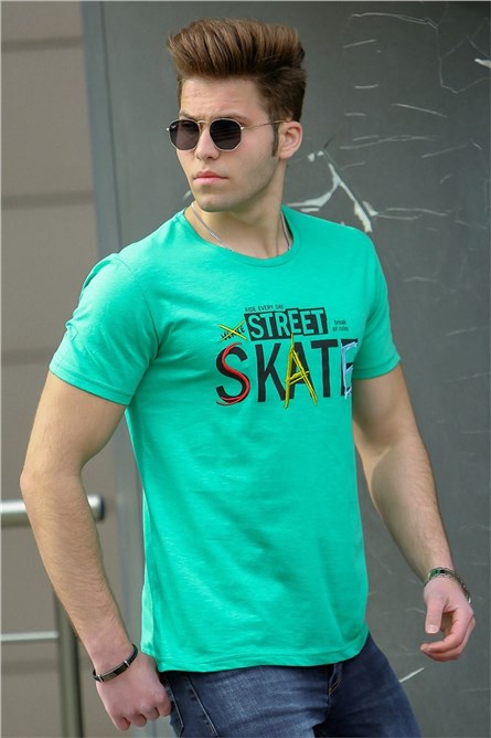 Madmext Men's T-Shirt - Mint Green #287636