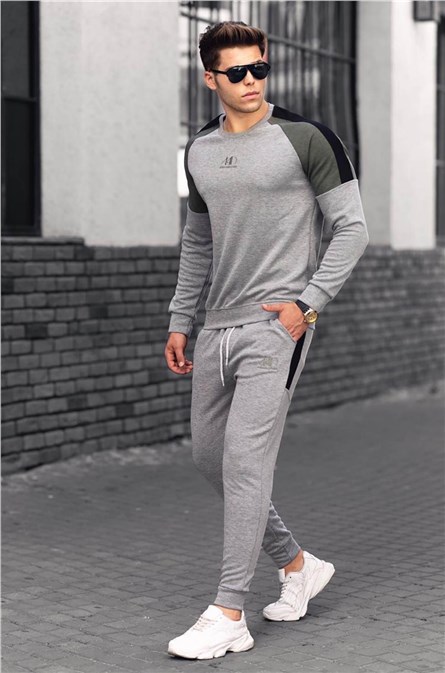 Madmext Men's Tracksuit - Grey #289215