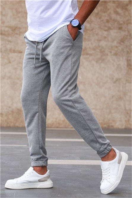 Madmext Men's Jogger - Light Grey #311249