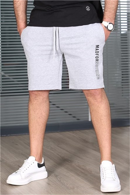 Madmext Men's Shorts - Light Grey #303132