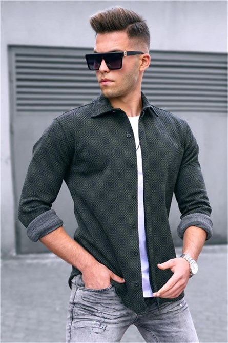 Madmext Men's Shirt - Khaki #312084