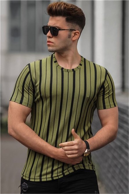 Madmext Men's T-Shirt - Khaki #306020