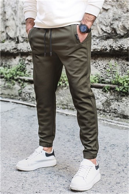 Madmext Men's Jogger - Khaki #303547