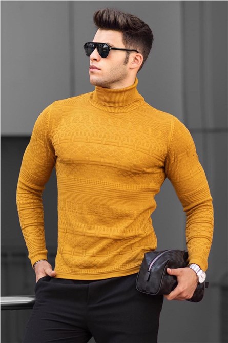 Men's Turtleneck Neck Jumper