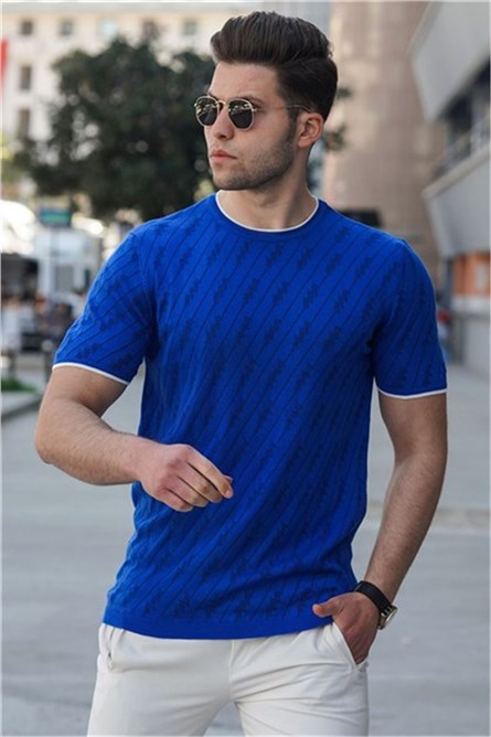 Madmext Men's T-Shirt - Blue #303794
