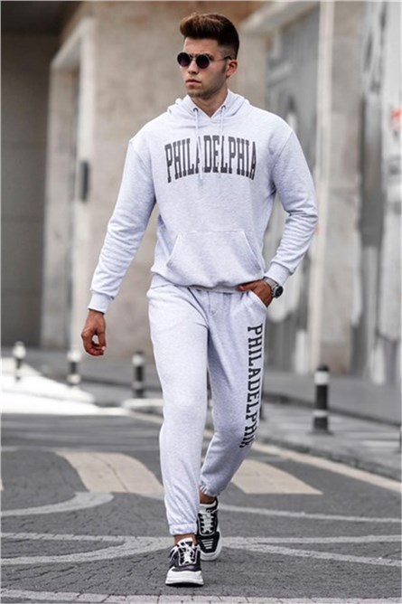 Madmext Men's Tracksuits - Light Grey #308834